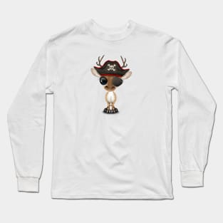 Cute Baby Deer Pirate Long Sleeve T-Shirt